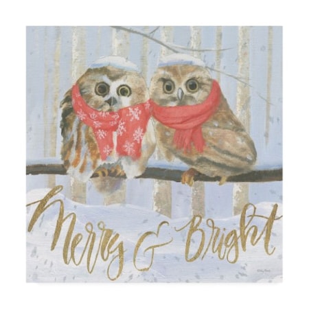 Emily Adams 'Christmas Critters Bright V' Canvas Art,24x24